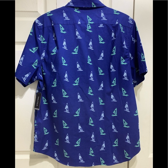 Nautica Sky blue Short Sleeve Shirt in Size Large - Picture 2 of 2